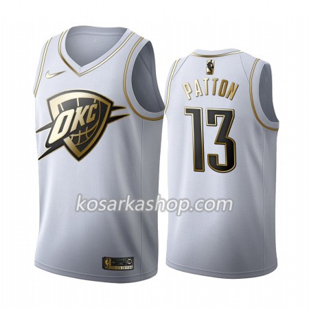 Dres Oklahoma City Thunder Justin Patton 13 Nike 2019-20 Bijela Golden Edition Swingman